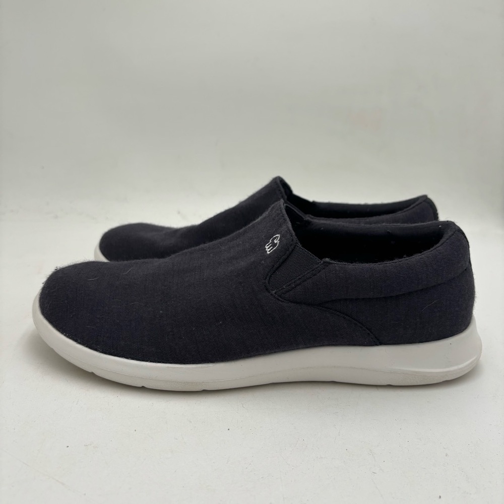 Merinos Men’s 8 Wide Grey Merino Wool Slip On Sneakers